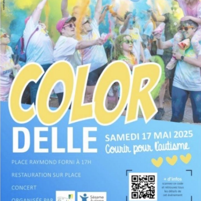 ANL PVC, sponsor de la Color Delle au profit du handicap le samedi 17 mai 2025 Pfastatt