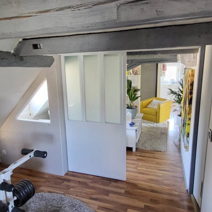 Pose de verri&egrave;re de s&eacute;paration avec ANL PVC Pfastatt