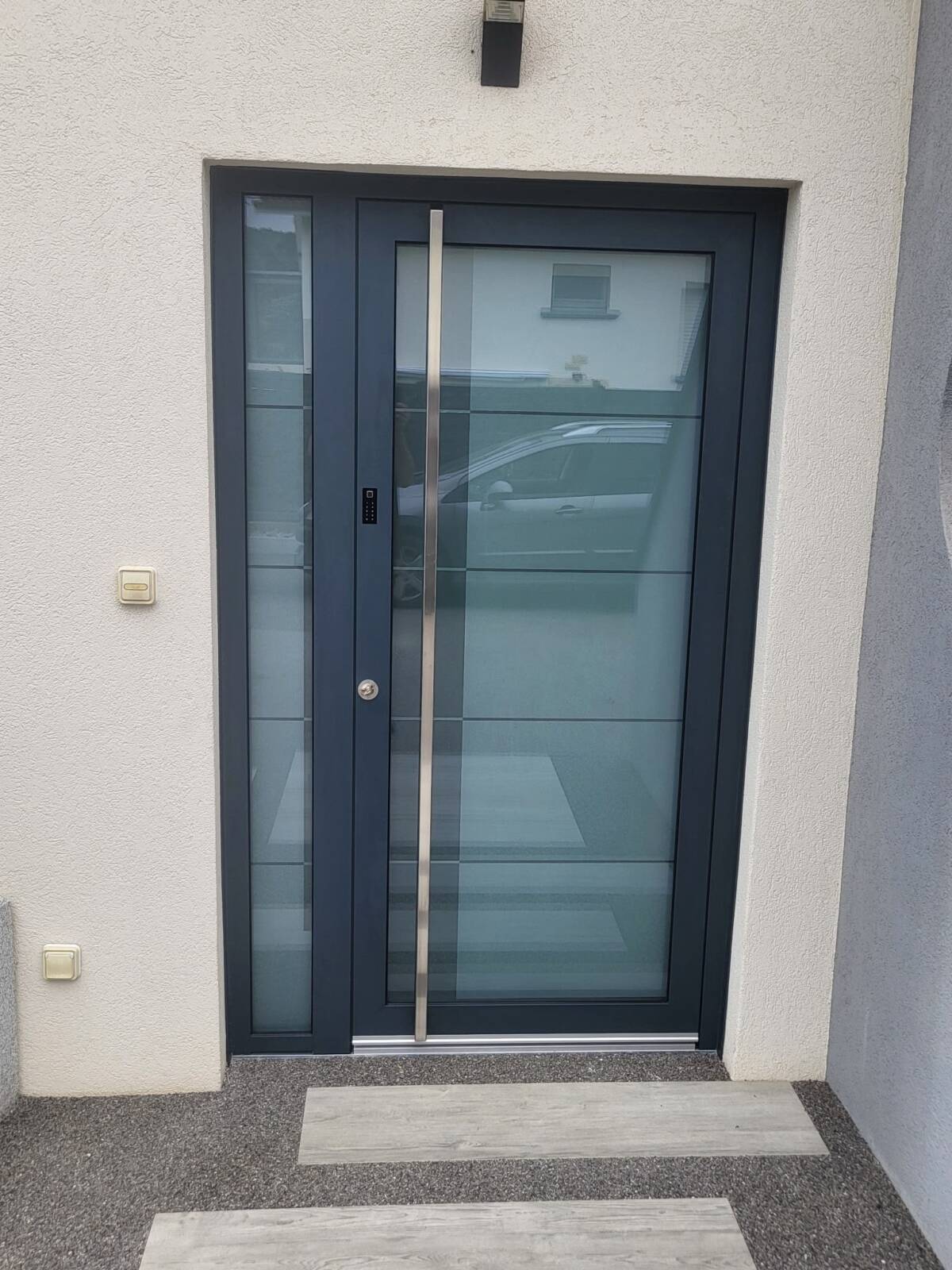 850F5BEC 5A99 4482 8599 84EF9BC7A921 1 | ANL PVC Pose d’une porte d’entrée aluminium à Audincourt Lutterbach 0